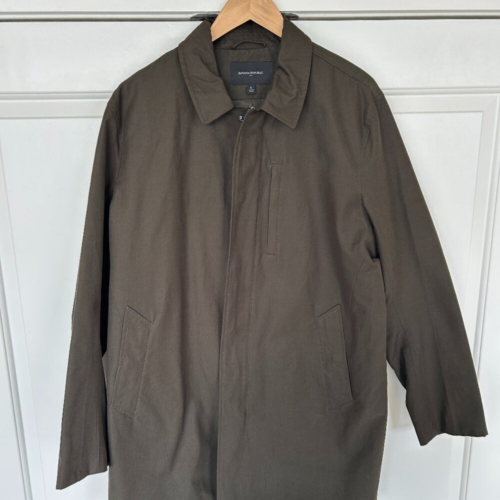 Banana Republic Men's Mac Jacket Olive Green Size L